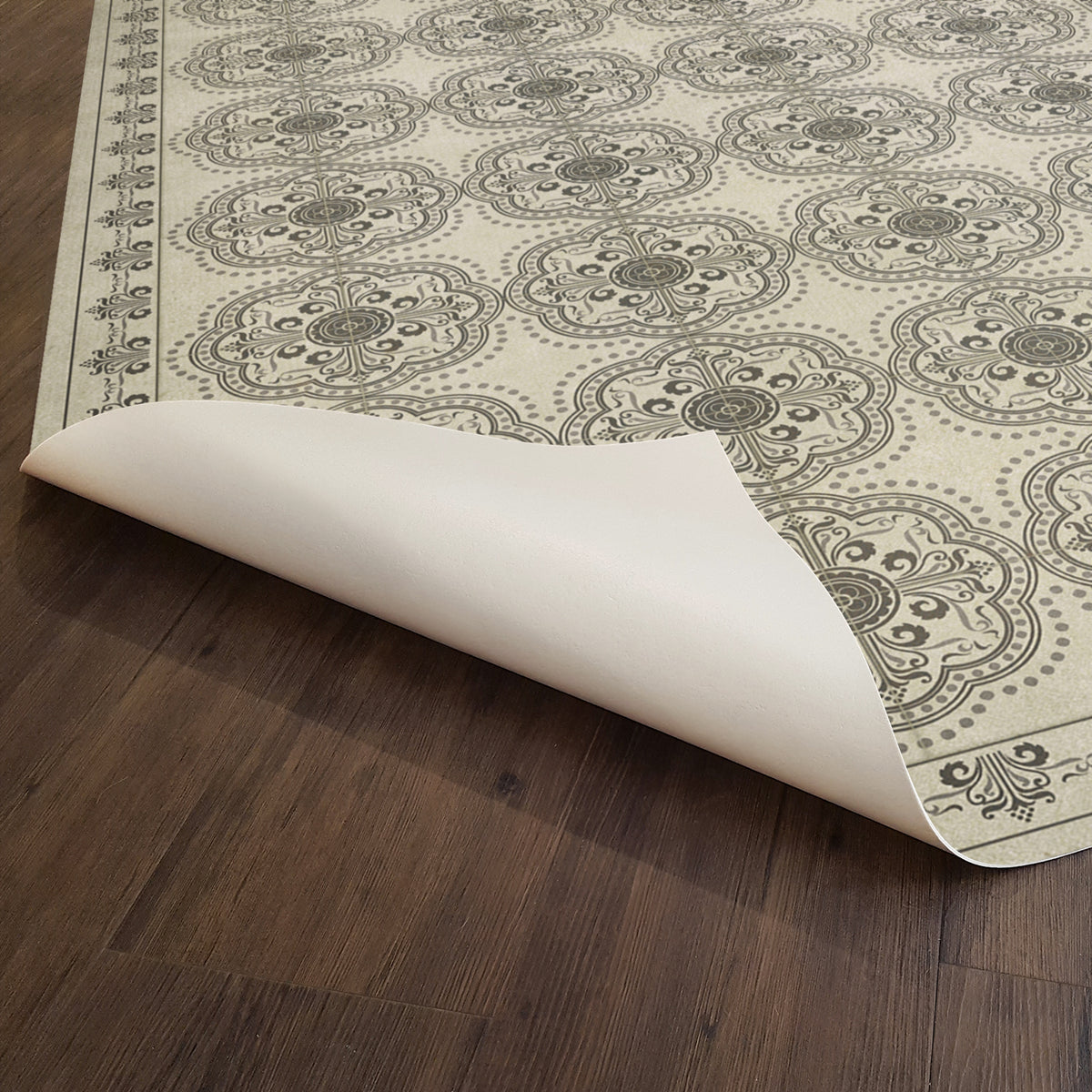 Vintage Vinyl Floorcloth Rug (Pattern 28 Silent) – Hudson & Vine