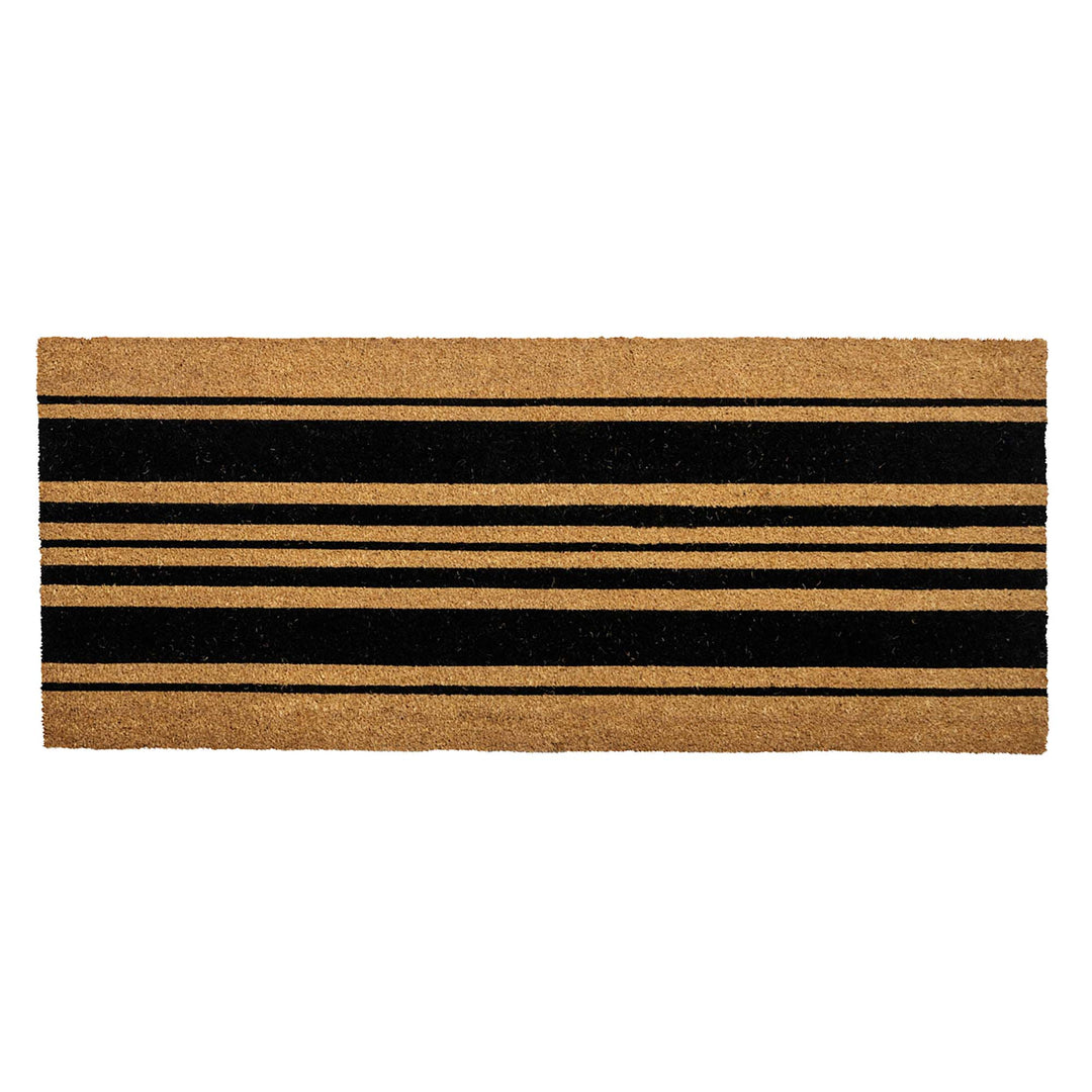 Entryways Bold Stripes Coir Doormat