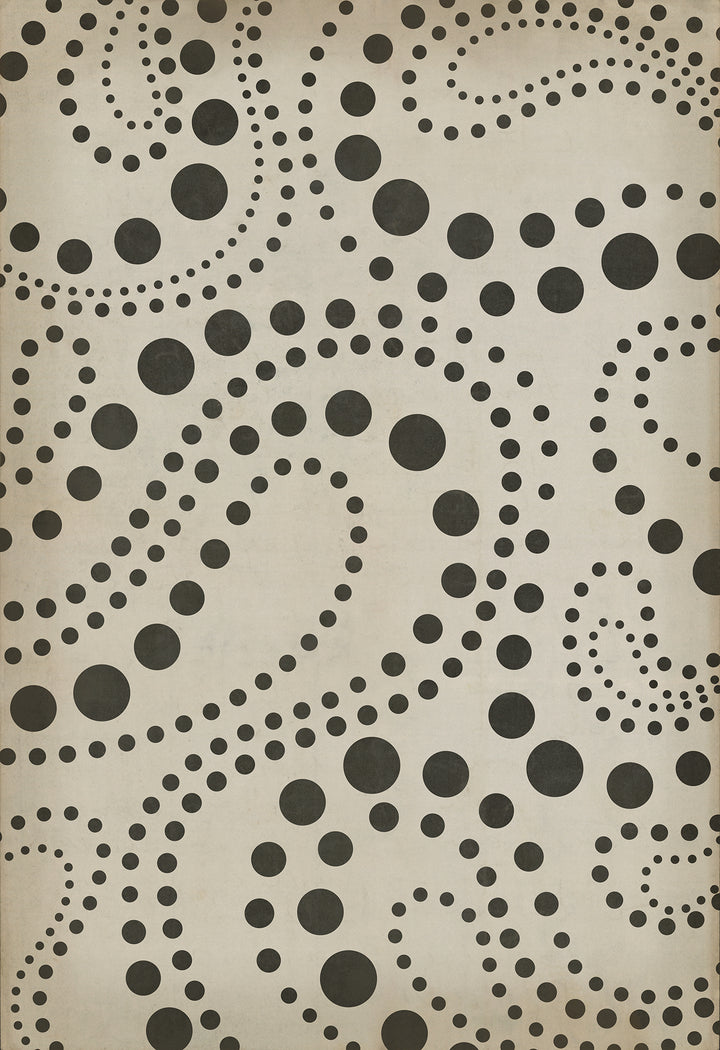 Vintage Vinyl Floorcloth Rug (Classic Pattern 12 Catch 22)