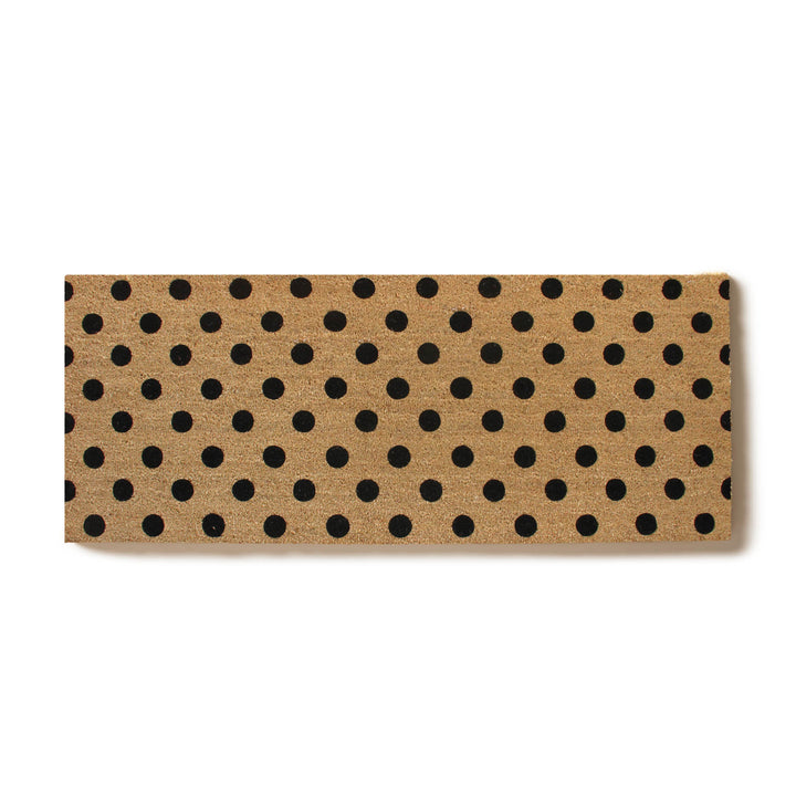 Entryways Polka Dots Coir Doormat