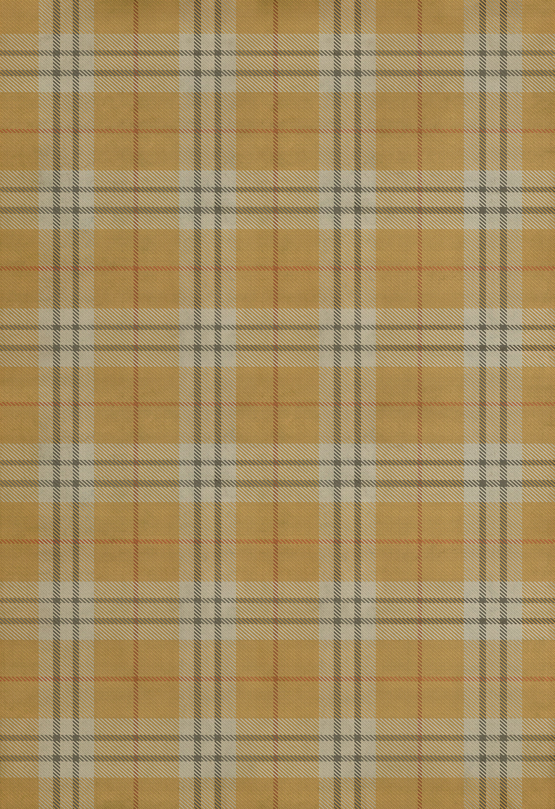 Vintage Vinyl Floorcloth Rug (Pattern 66 New Lanark)