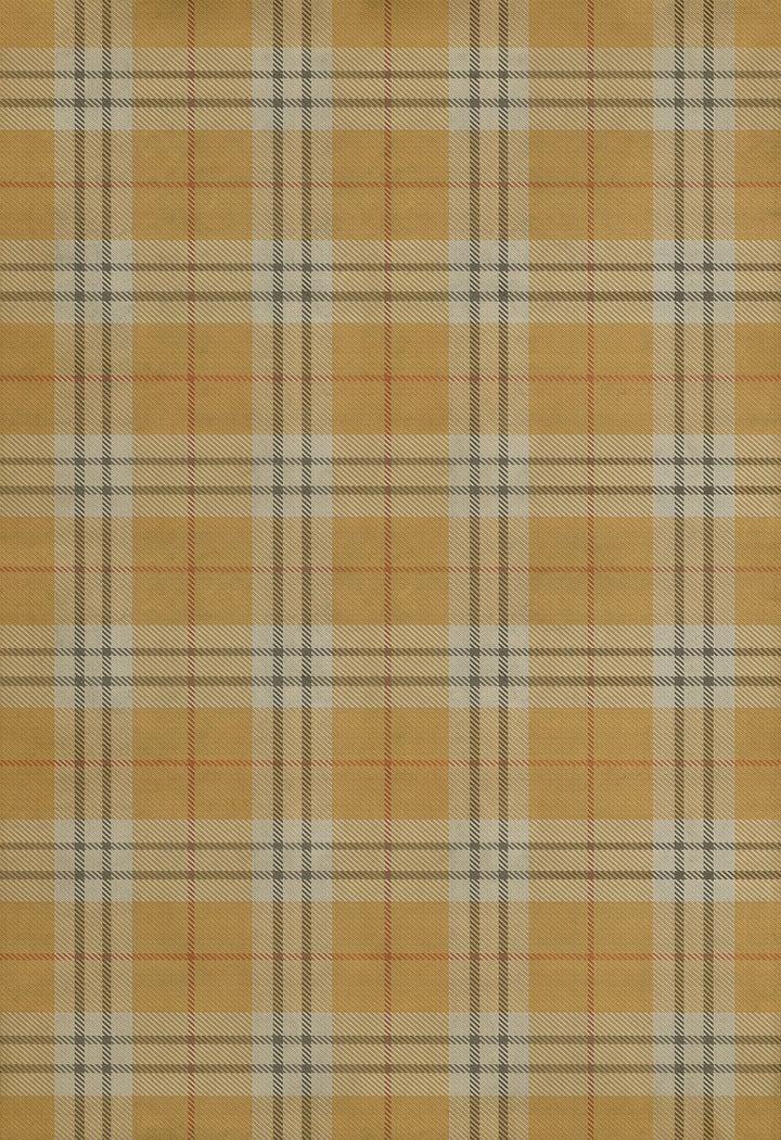 Vintage Vinyl Floorcloth Rug (Pattern 66 New Lanark)