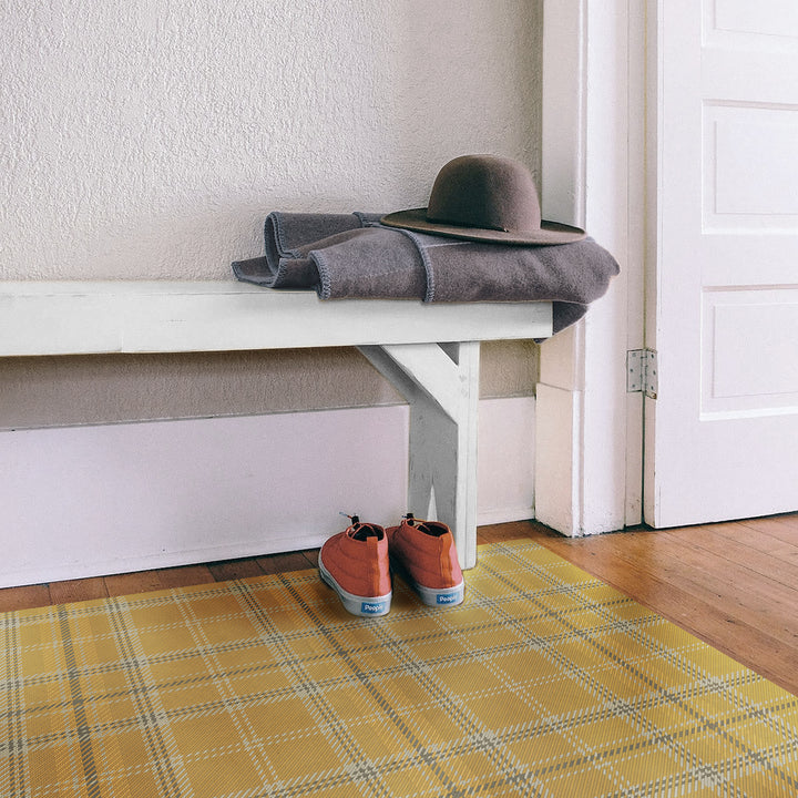 Vintage Vinyl Floorcloth Rug (Pattern 67 Ben Nevis)