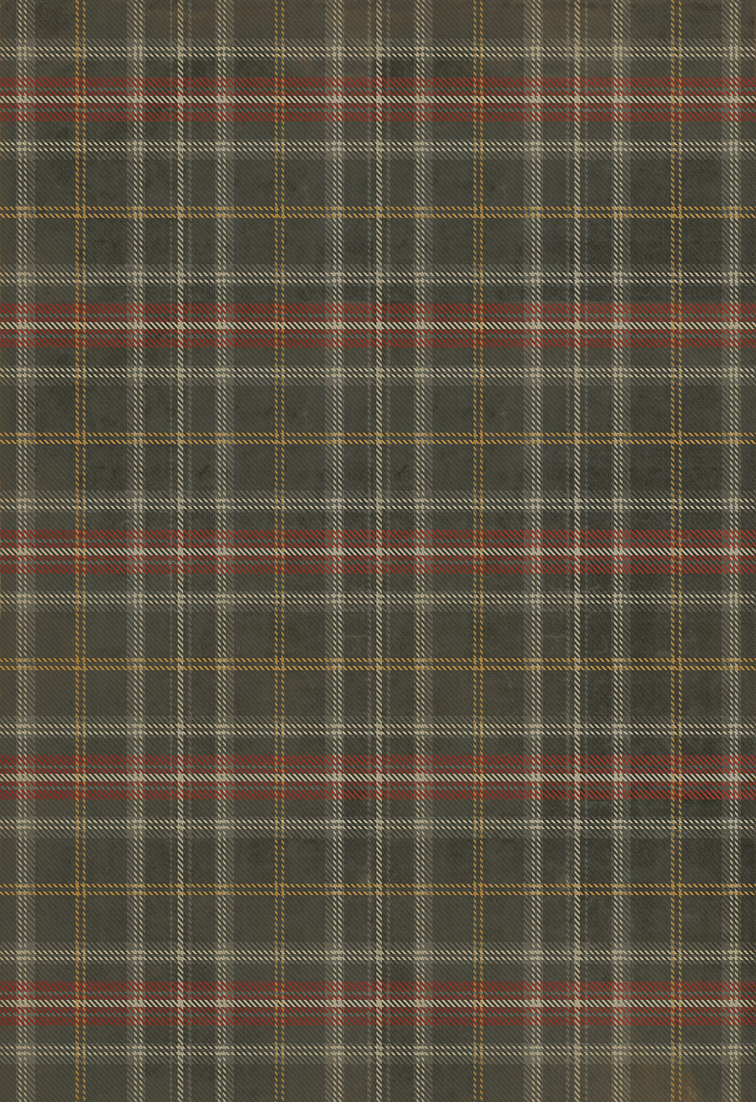Vintage Vinyl Floorcloth Rug (Pattern 67 Forth Bridge)