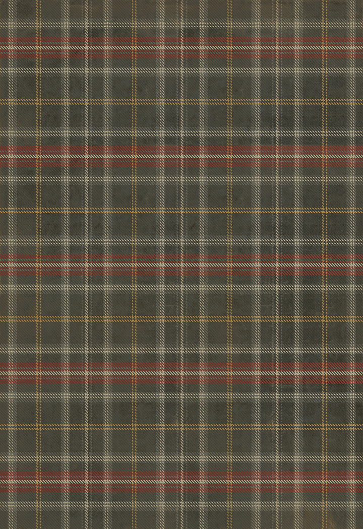 Vintage Vinyl Floorcloth Rug (Pattern 67 Forth Bridge)