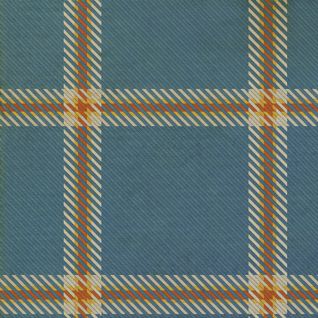 Vintage Vinyl Floorcloth Rug (Pattern 68 Birmingham)