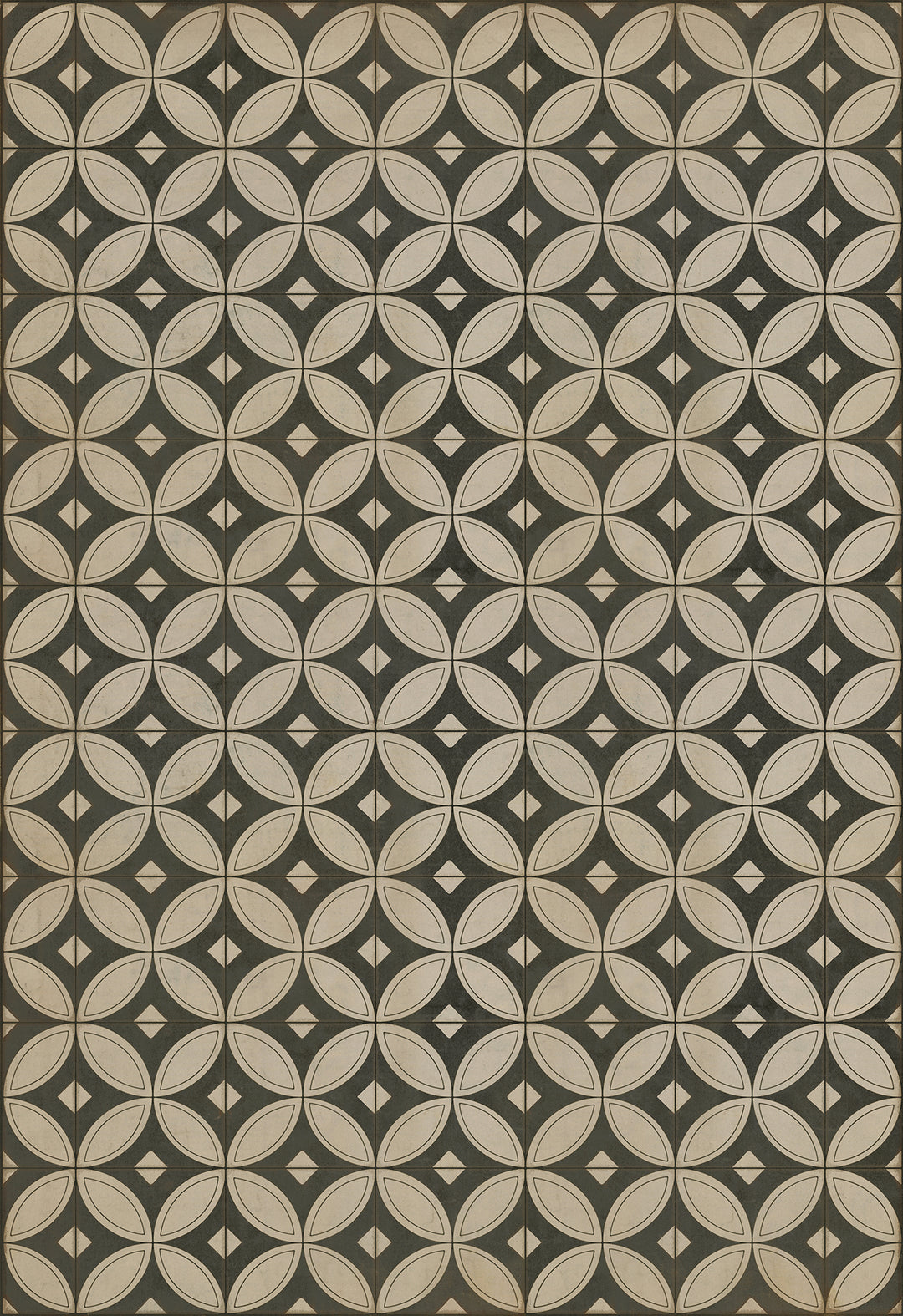 Vintage Vinyl Floorcloth Rug (Pattern 70 Holy Night)