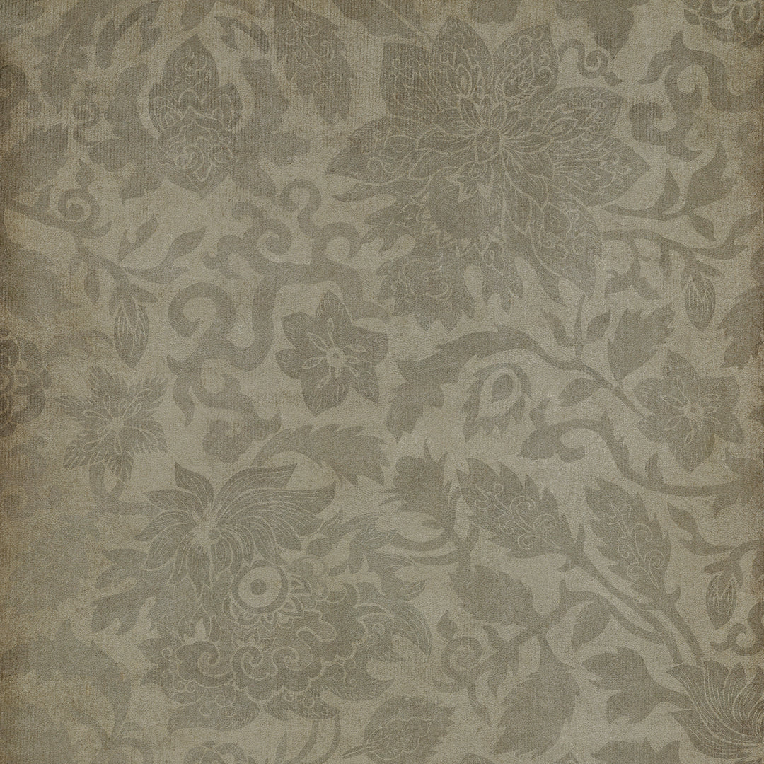 Vintage Vinyl Floorcloth Rug (Pattern 71 East China Sea)