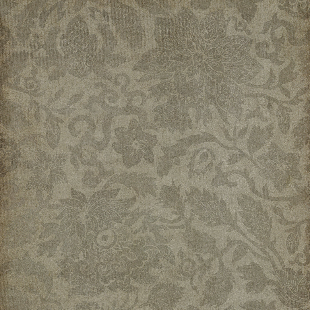 Vintage Vinyl Floorcloth Rug (Pattern 71 East China Sea)