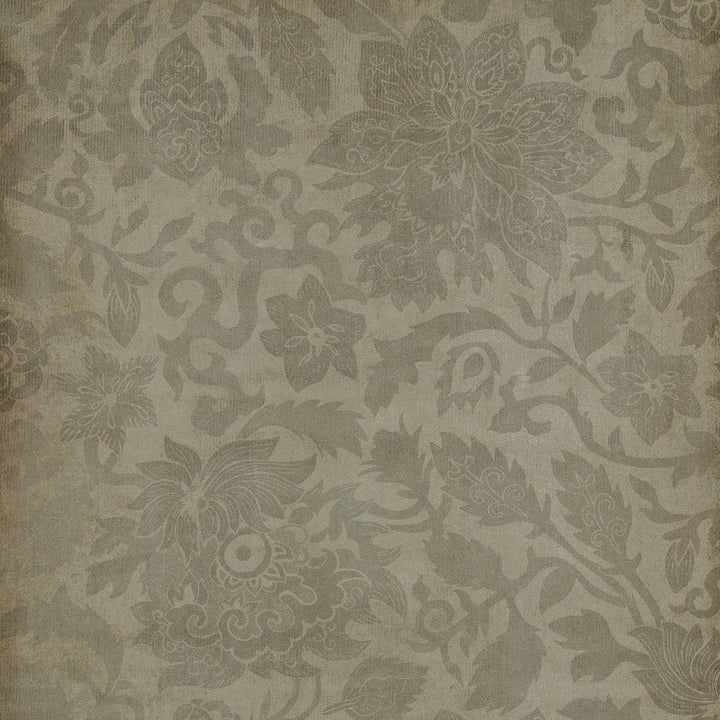 Vintage Vinyl Floorcloth Rug (Pattern 71 East China Sea)