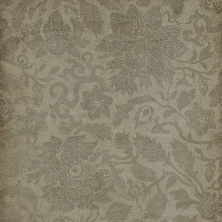 Vintage Vinyl Floorcloth Rug (Pattern 71 East China Sea)
