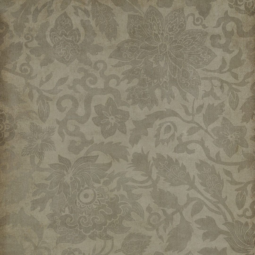 Vintage Vinyl Floorcloth Rug (Pattern 71 East China Sea)