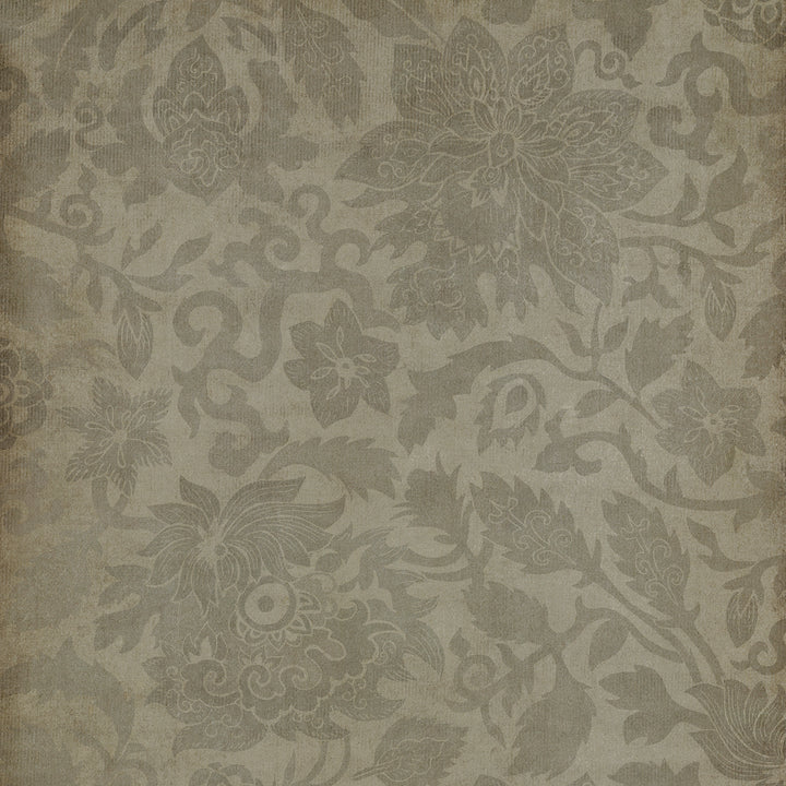 Vintage Vinyl Floorcloth Rug (Pattern 71 East China Sea)