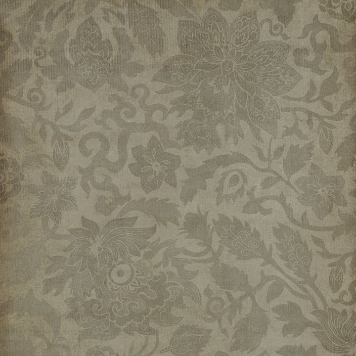 Vintage Vinyl Floorcloth Rug (Pattern 71 East China Sea)