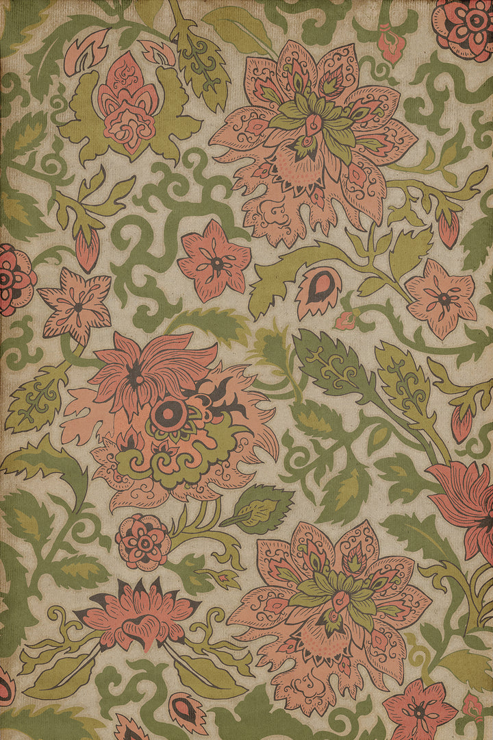 Vintage Vinyl Floorcloth Rug (Pattern 71 Noto Peninsula)