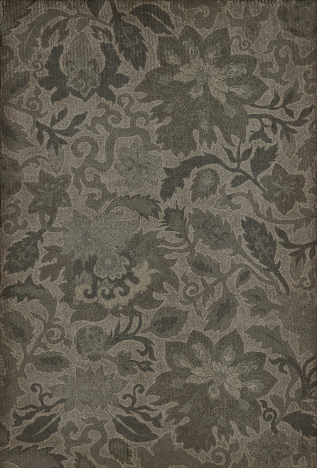 Vintage Vinyl Floorcloth Rug (Pattern 71 The Japanese Alps)