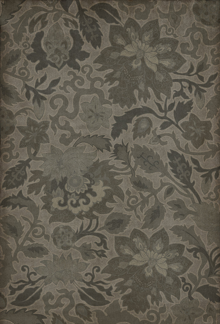 Vintage Vinyl Floorcloth Rug (Pattern 71 The Japanese Alps)