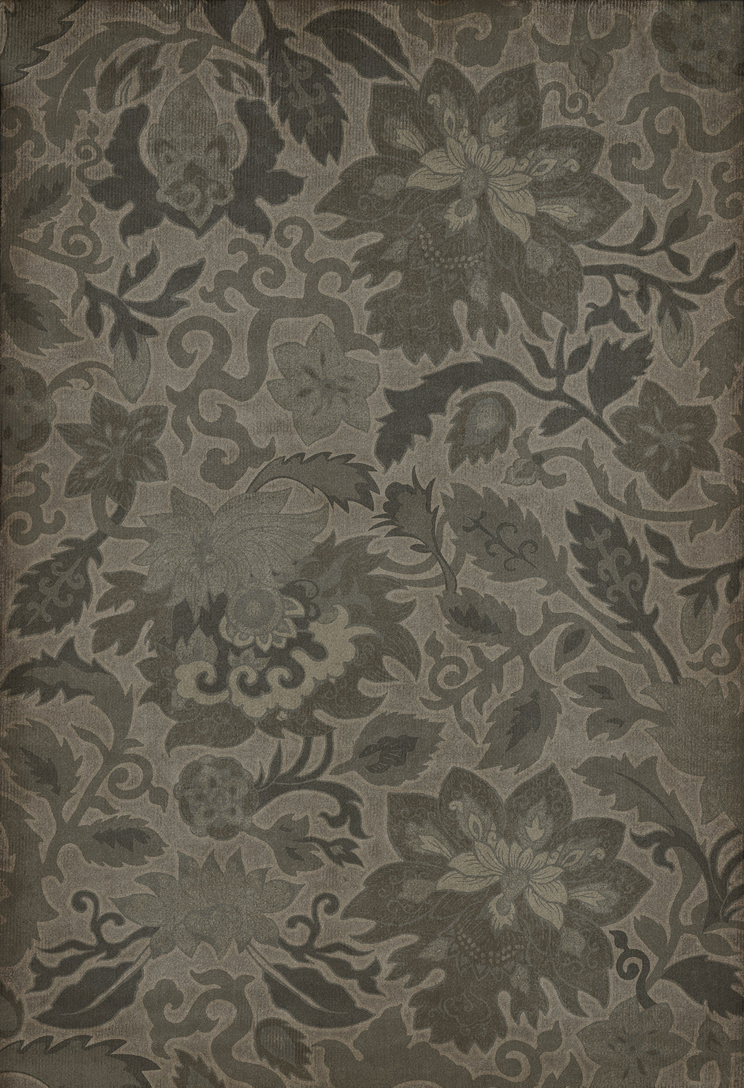 Vintage Vinyl Floorcloth Rug (Pattern 71 The Japanese Alps)