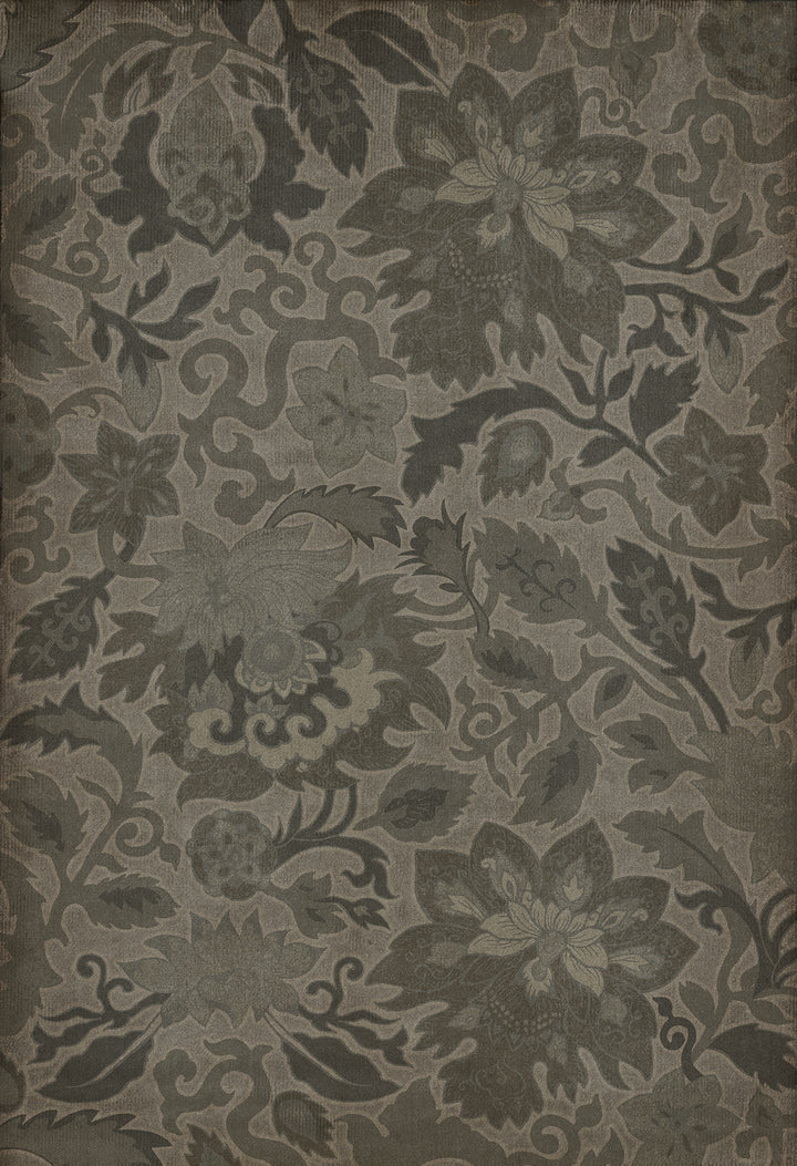 Vintage Vinyl Floorcloth Rug (Pattern 71 The Japanese Alps)