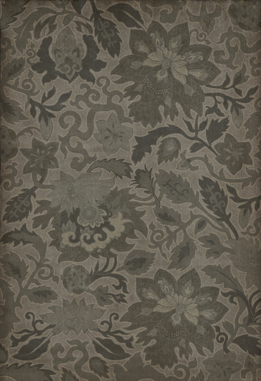 Vintage Vinyl Floorcloth Rug (Pattern 71 The Japanese Alps)