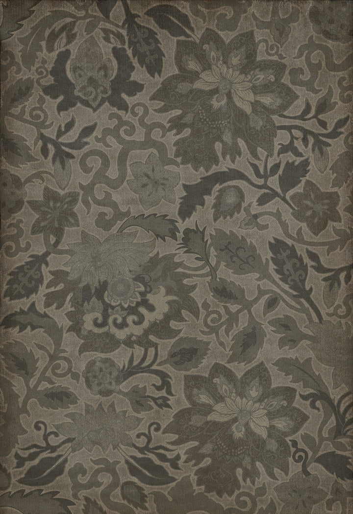 Vintage Vinyl Floorcloth Rug (Pattern 71 The Japanese Alps)
