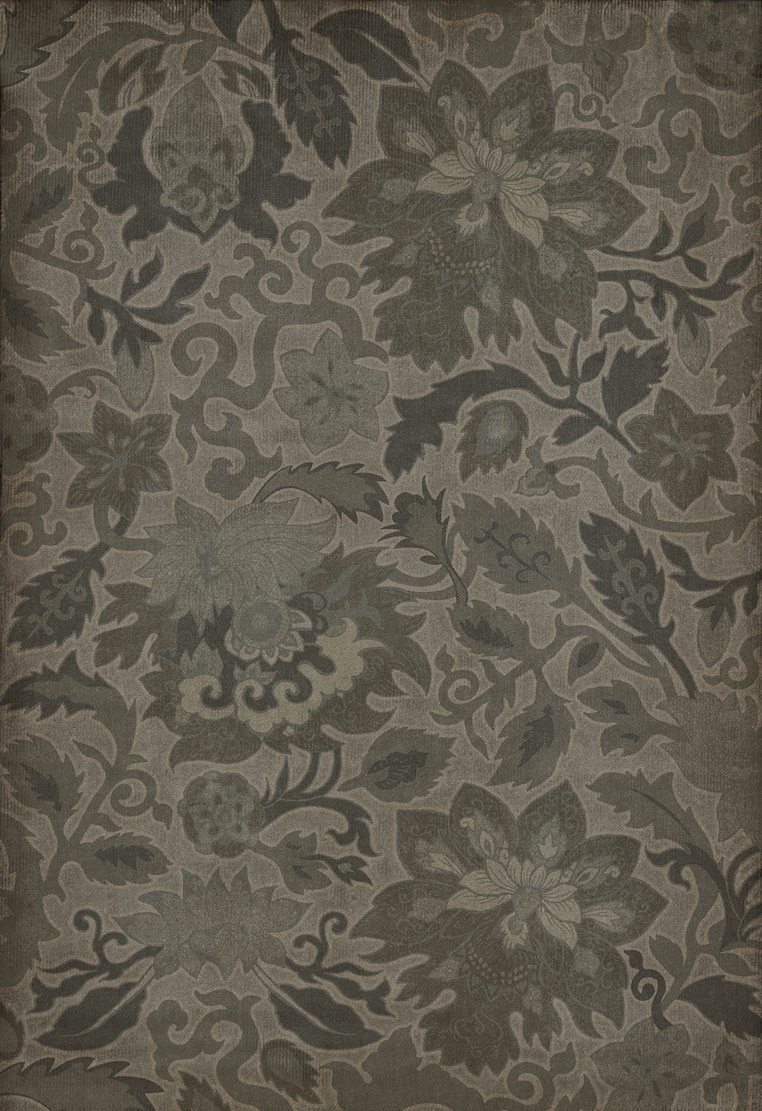 Vintage Vinyl Floorcloth Rug (Pattern 71 The Japanese Alps)