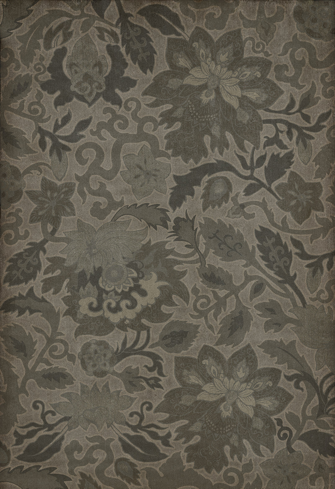Vintage Vinyl Floorcloth Rug (Pattern 71 The Japanese Alps)
