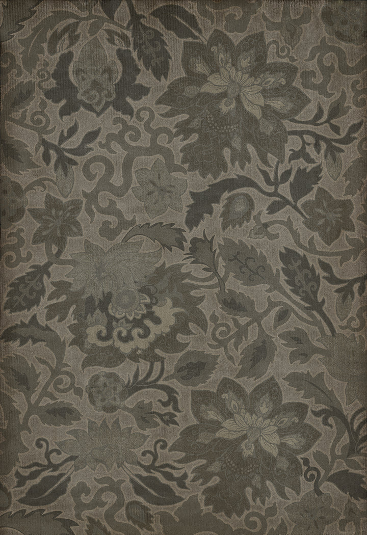 Vintage Vinyl Floorcloth Rug (Pattern 71 The Japanese Alps)