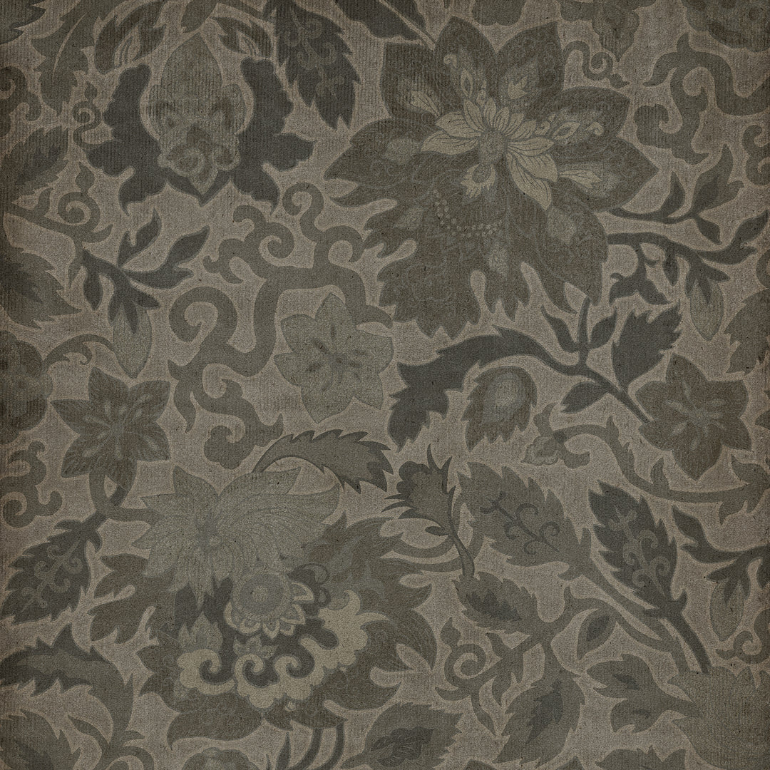 Vintage Vinyl Floorcloth Rug (Pattern 71 The Japanese Alps)