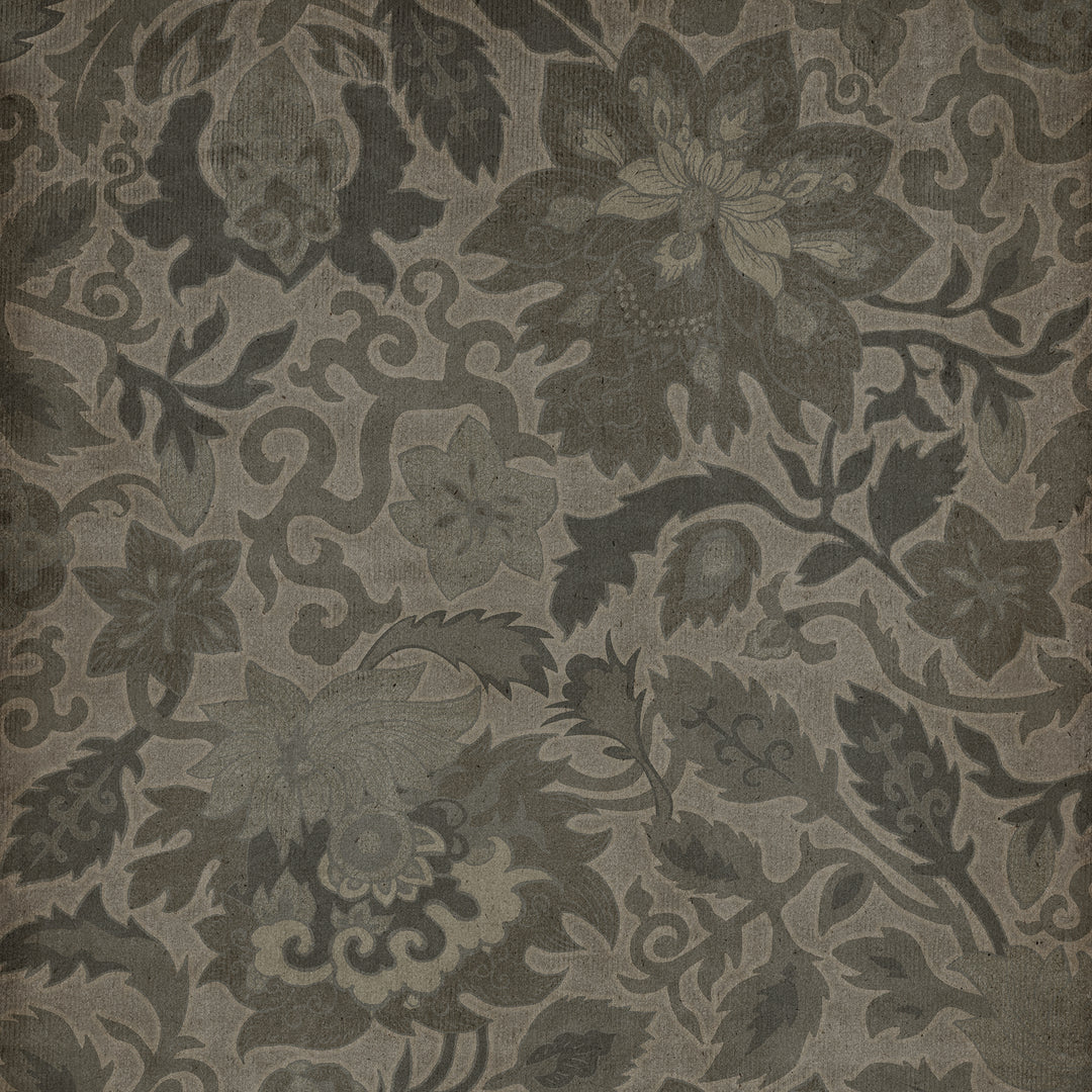 Vintage Vinyl Floorcloth Rug (Pattern 71 The Japanese Alps)
