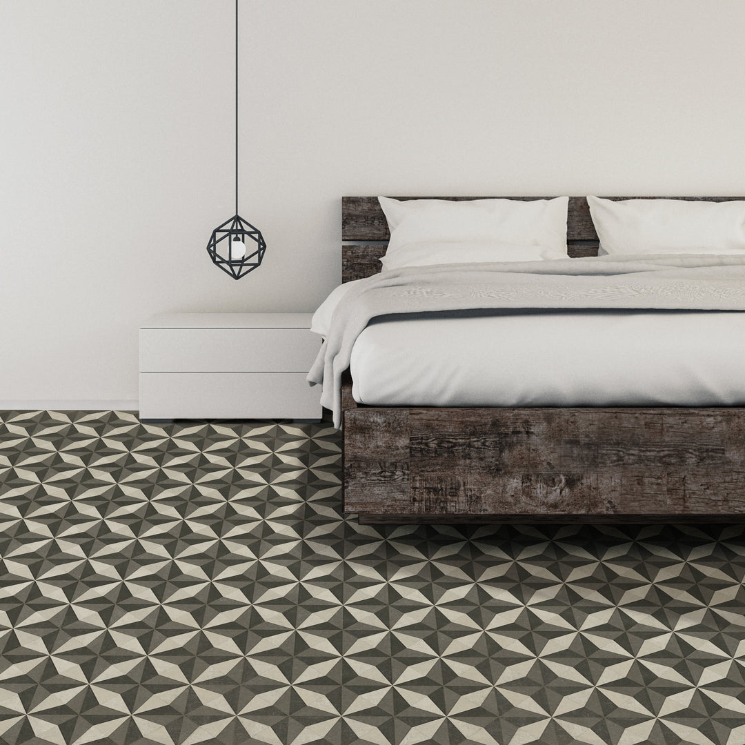 Vintage Vinyl Floorcloth Rug (Pattern 74 Morpheus)