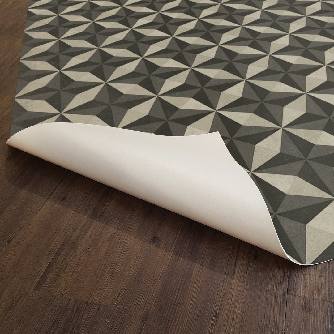 Vintage Vinyl Floorcloth Rug (Pattern 74 Morpheus)