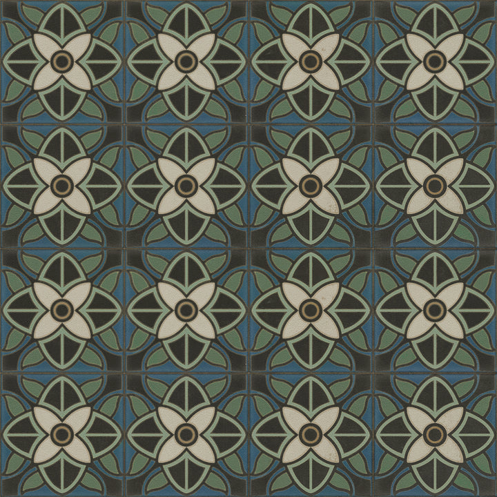 Vintage Vinyl Floorcloth Rug (Pattern 80 Bette Davis)