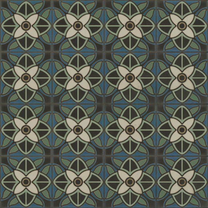 Vintage Vinyl Floorcloth Rug (Pattern 80 Bette Davis)