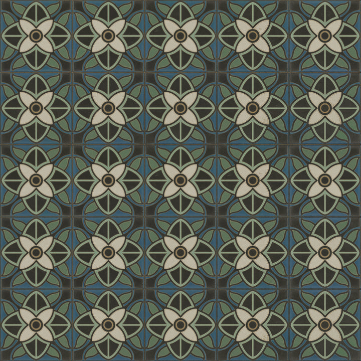 Vintage Vinyl Floorcloth Rug (Pattern 80 Bette Davis)