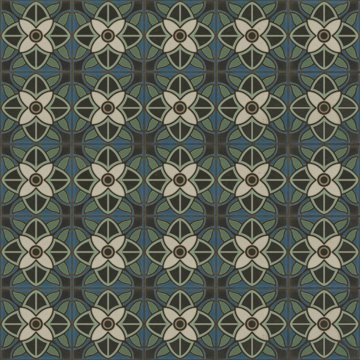 Vintage Vinyl Floorcloth Rug (Pattern 80 Bette Davis)