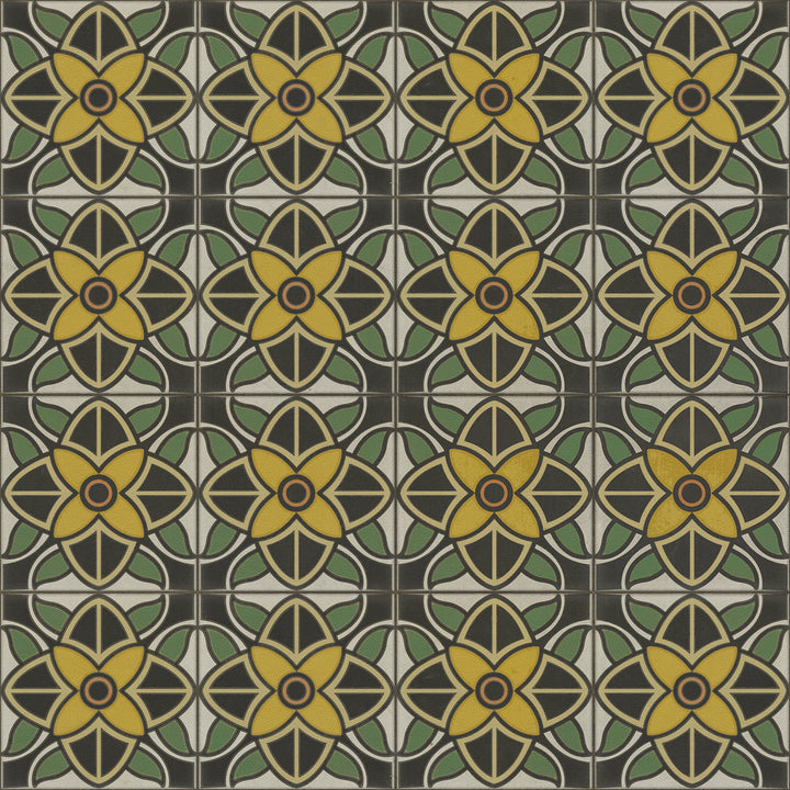 Vintage Vinyl Floorcloth Rug (Pattern 80 Jean Harlow)