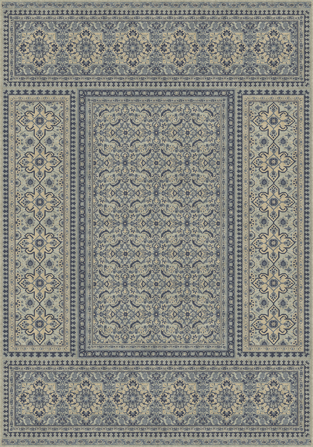 Vintage Vinyl Rug (Biltmore - Maison Tapis - Brittany)