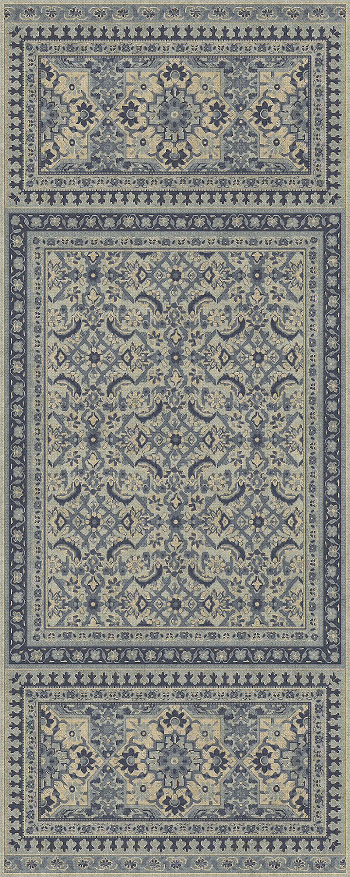 Vintage Vinyl Rug (Biltmore - Maison Tapis - Brittany)