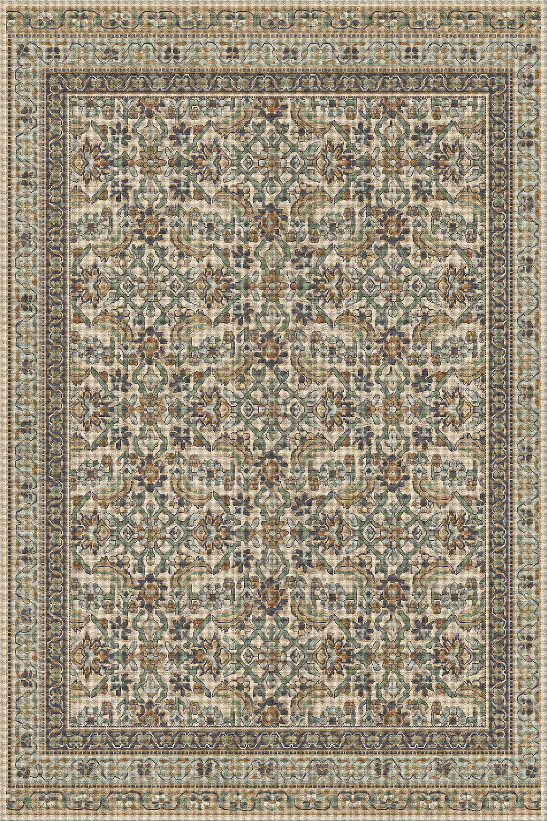 Vintage Vinyl Rug (Biltmore - Maison Tapis - Fontainebleau)