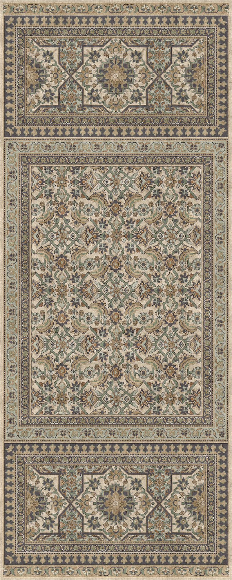 Vintage Vinyl Rug (Biltmore - Maison Tapis - Fontainebleau)