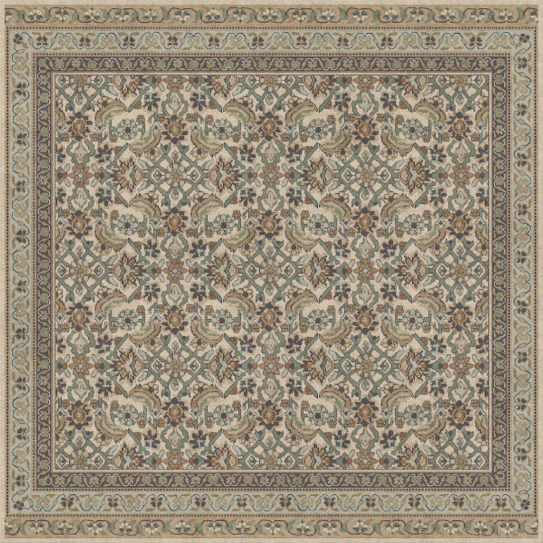Vintage Vinyl Rug (Biltmore - Maison Tapis - Fontainebleau)