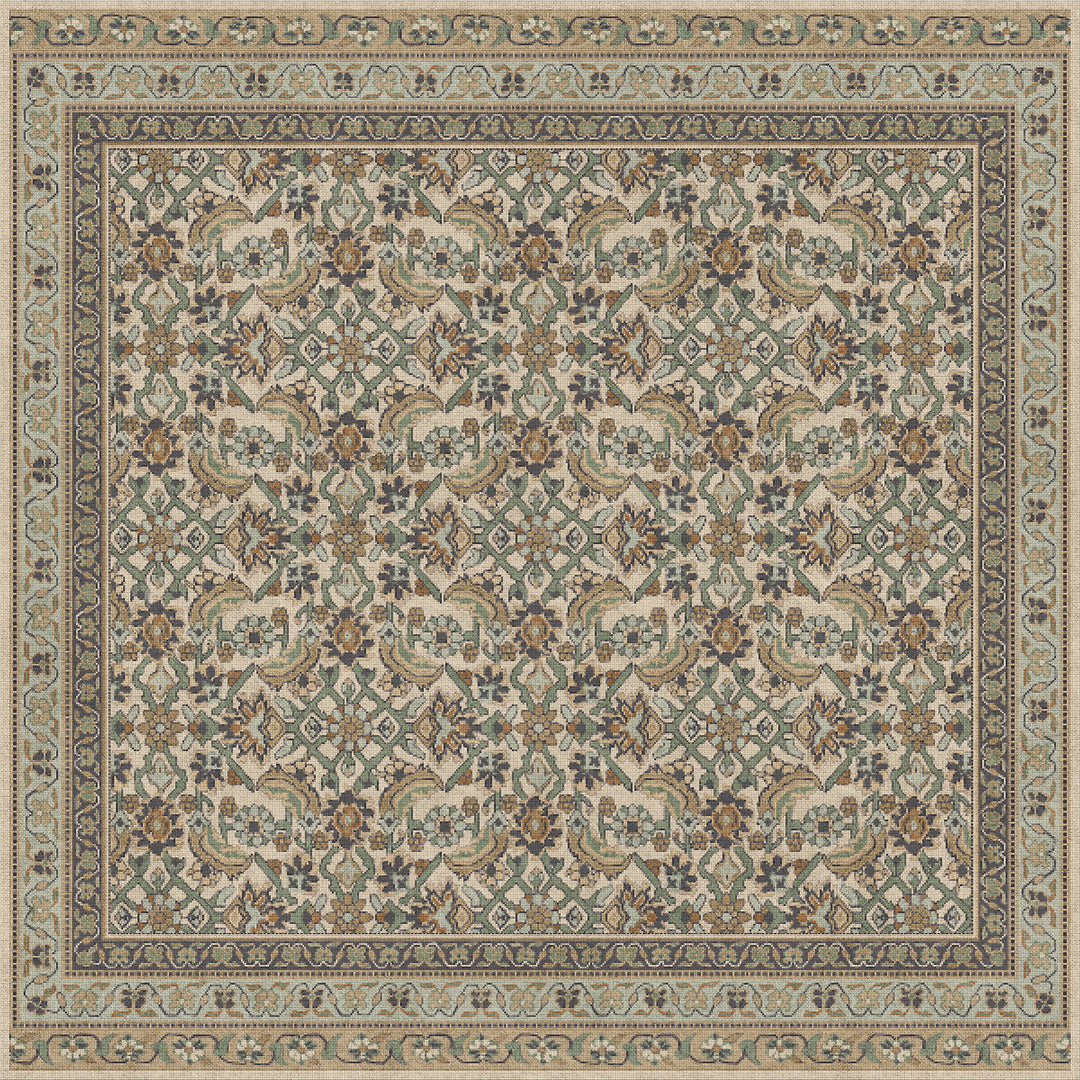 Vintage Vinyl Rug (Biltmore - Maison Tapis - Fontainebleau)