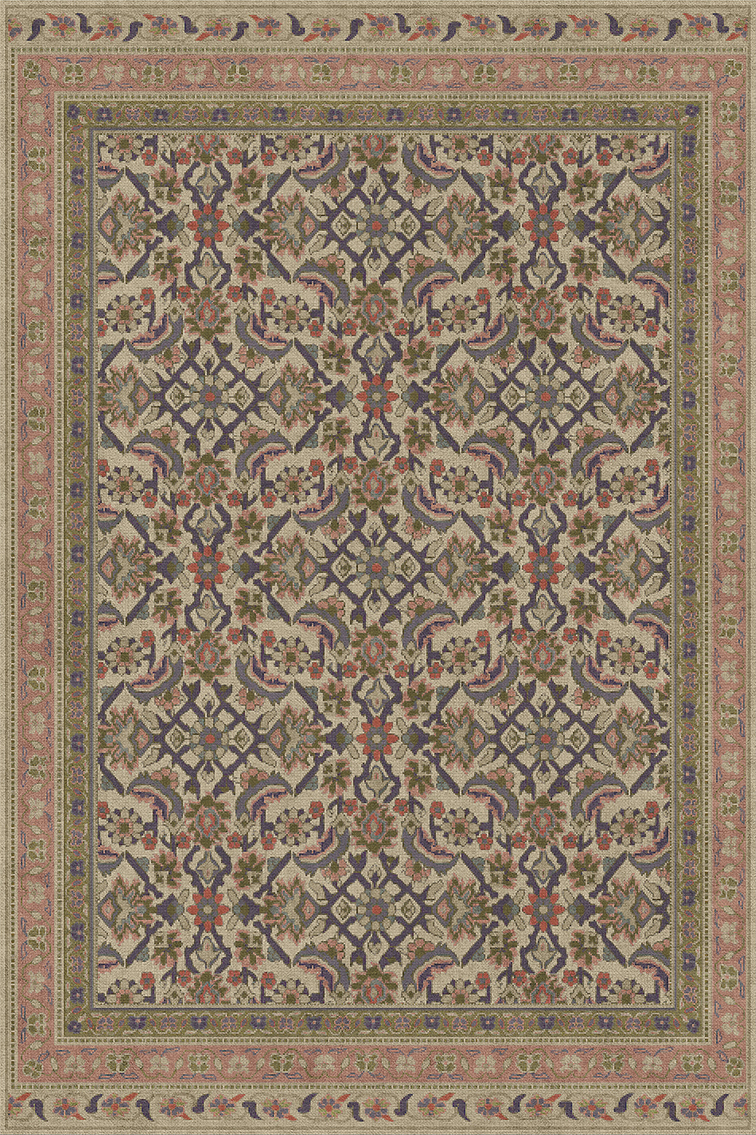 Vintage Vinyl Rug (Biltmore - Maison Tapis - Giverny)