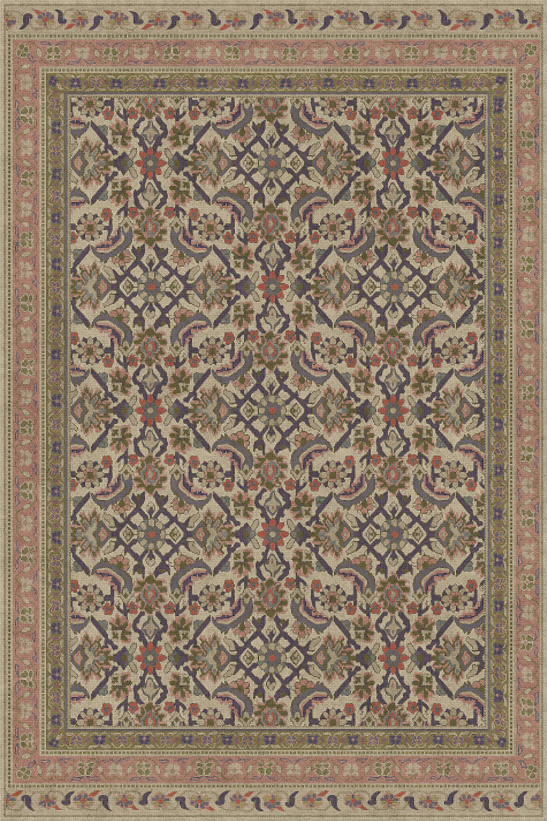 Vintage Vinyl Rug (Biltmore - Maison Tapis - Giverny)