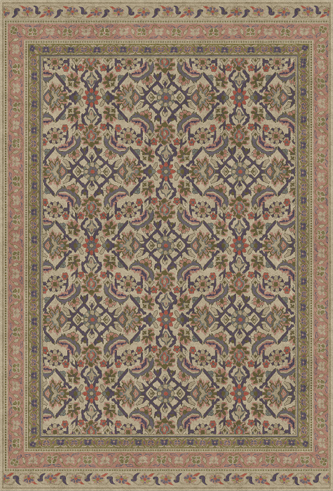 Vintage Vinyl Rug (Biltmore - Maison Tapis - Giverny)