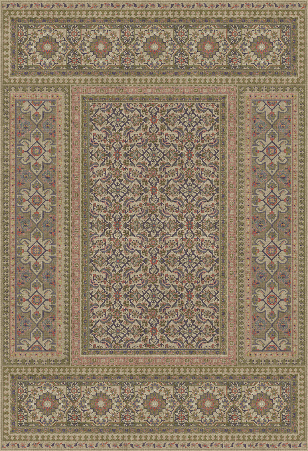 Vintage Vinyl Rug (Biltmore - Maison Tapis - Giverny)