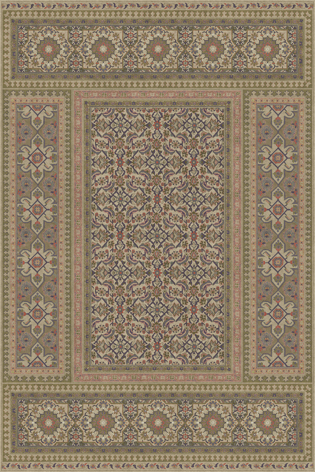 Vintage Vinyl Rug (Biltmore - Maison Tapis - Giverny)