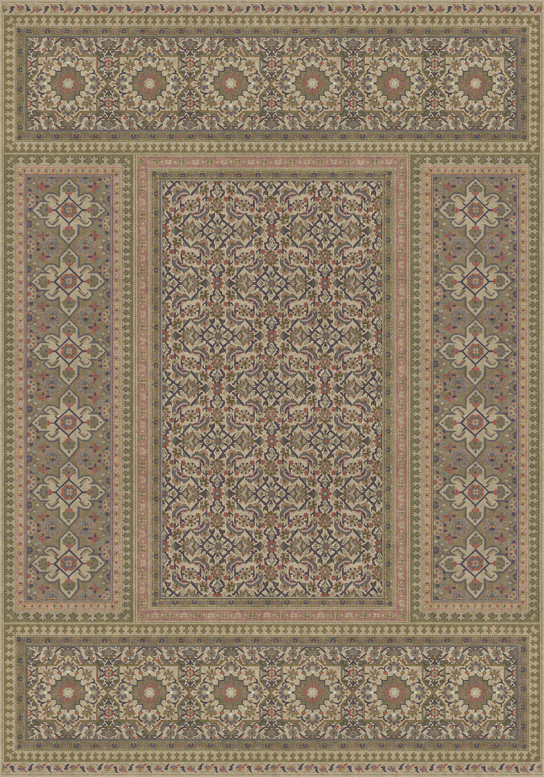 Vintage Vinyl Rug (Biltmore - Maison Tapis - Giverny)