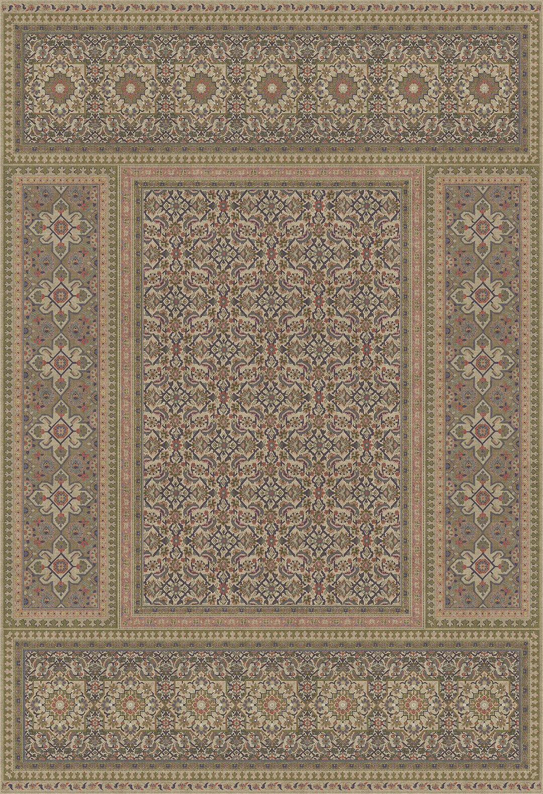 Vintage Vinyl Rug (Biltmore - Maison Tapis - Giverny)